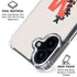 Disney Mickey Mouse Stacked Silhouette Split iPhone 16 Plus Clear Case